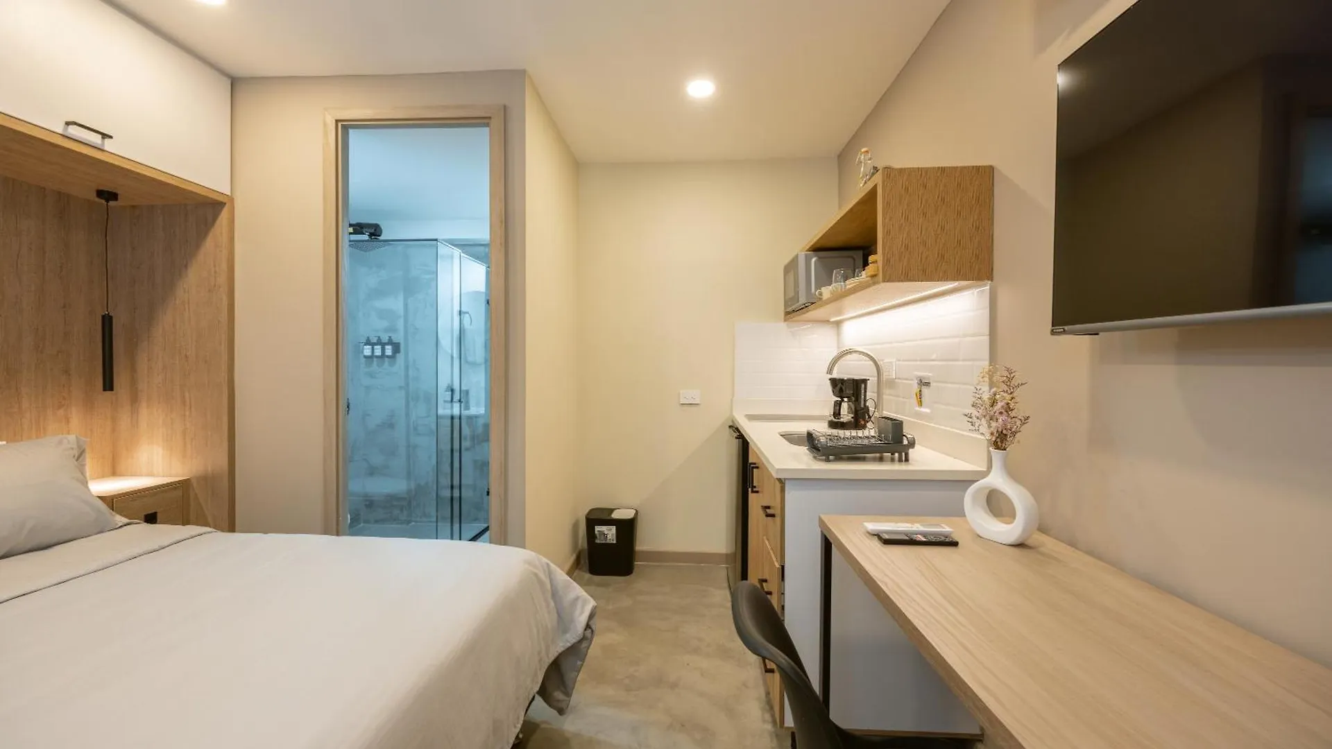 Aparta Estudio En El Poblado - Ac Y Wi Fi ميديلين كولومبيا